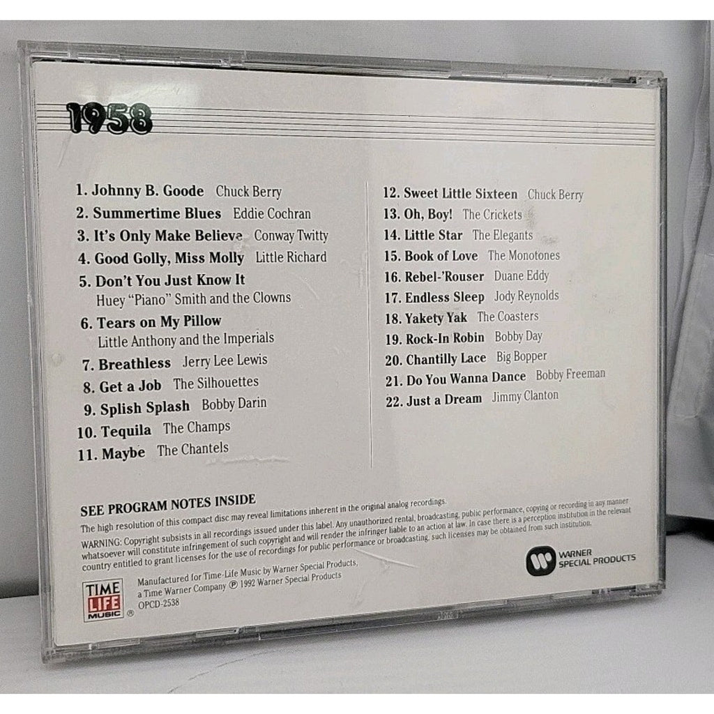 Time Life Music 1958 The Rock 'N' Roll ERA 1992 Warner CD