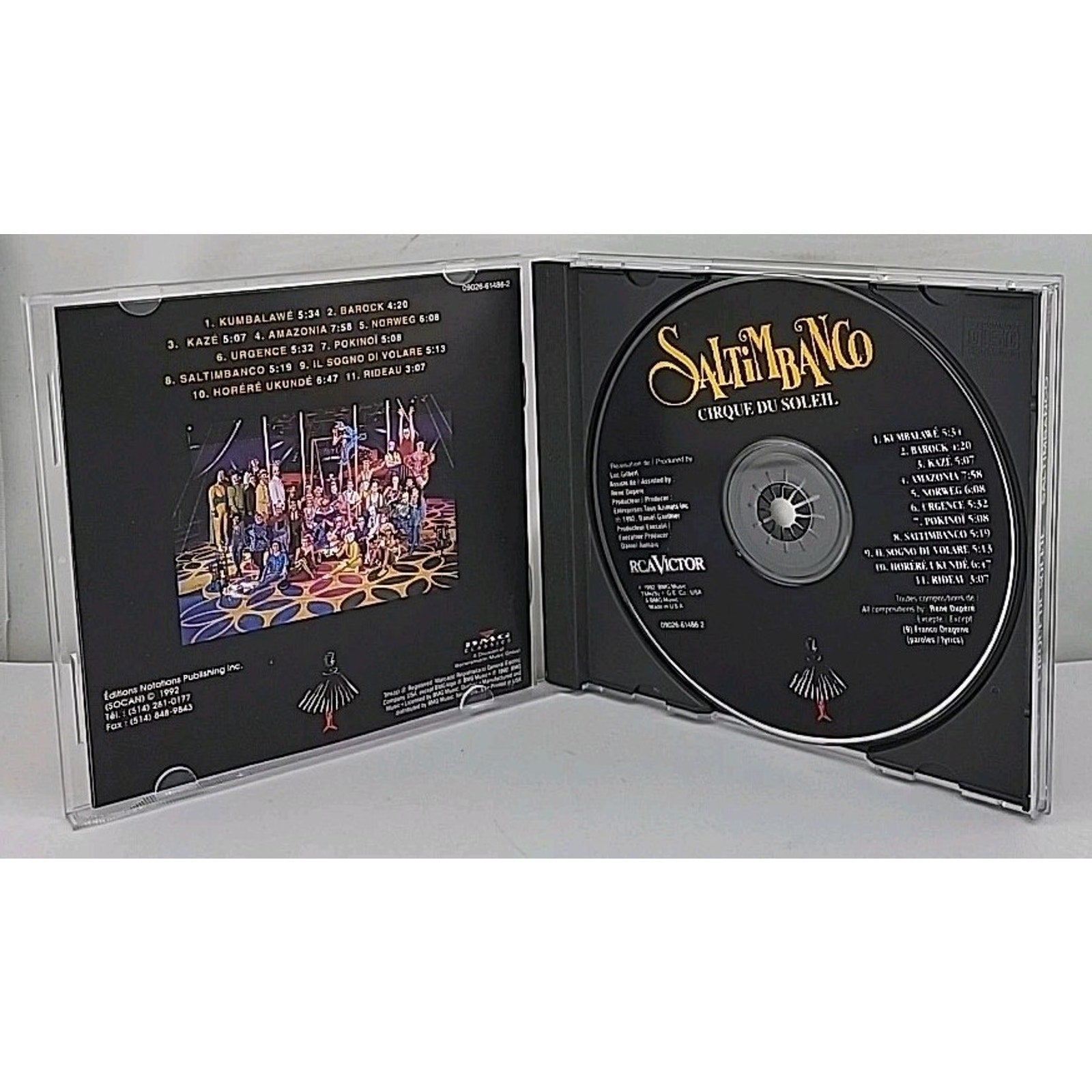 Saltimbanco by Cirque Du Soleil (CD, 1992)