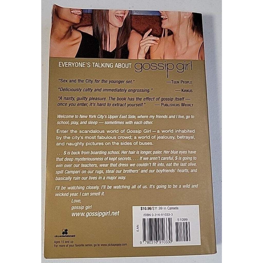 Gossip Girl Ser.: Gossip Girl : A Novel by Cecily Von Ziegesar by Cecily von...