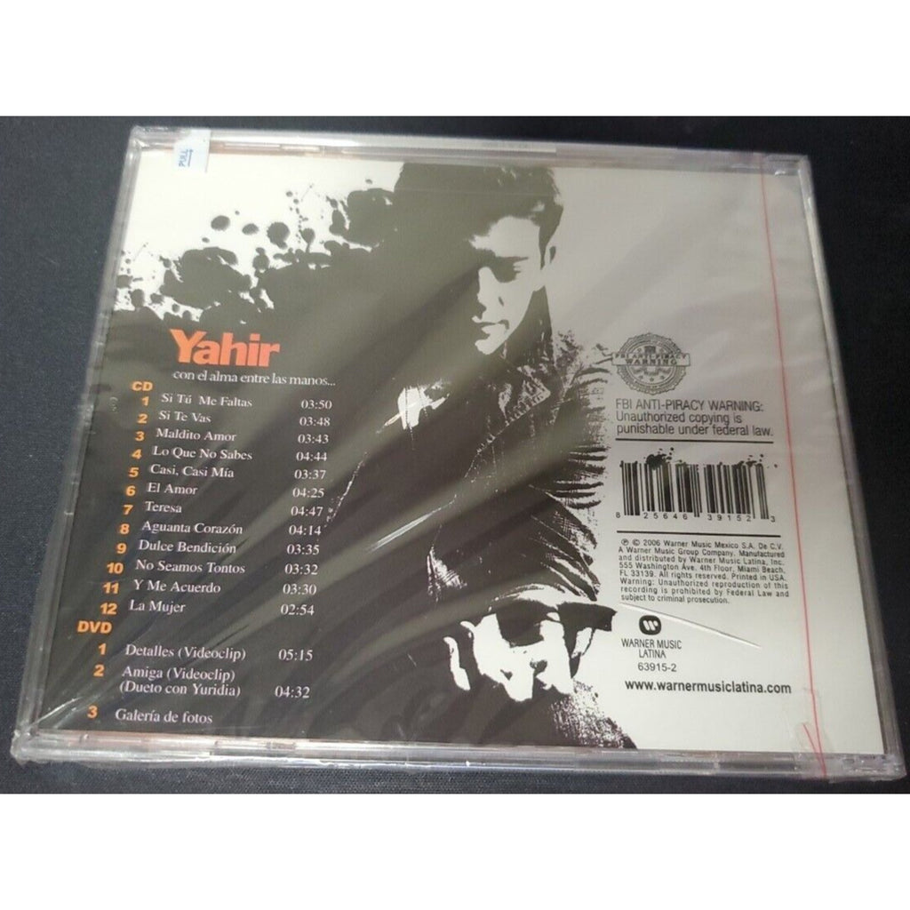 Con el Alma Entre Las Manos by Yahir (CD, Sep-2006, WEA Latina) *Brand New*