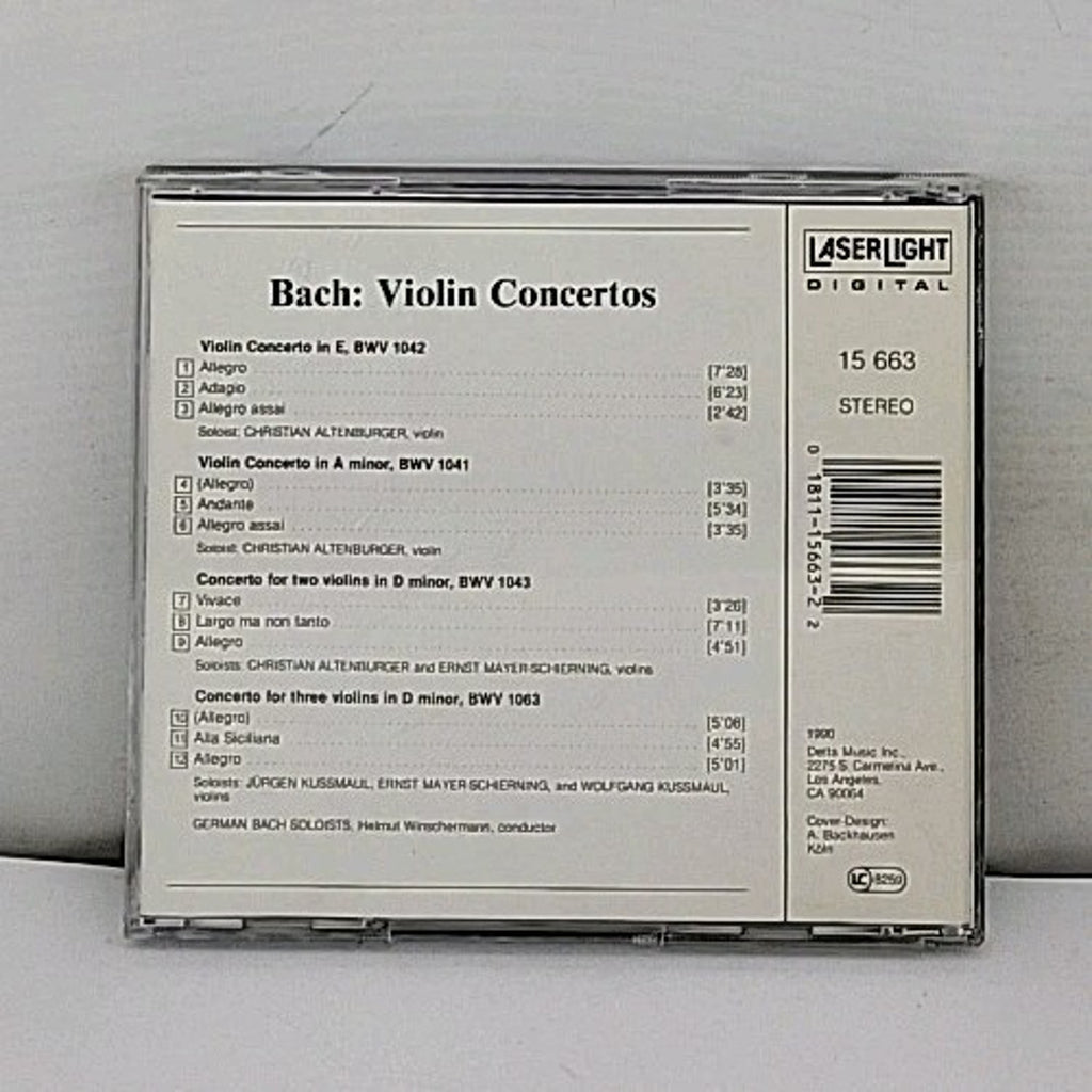 Baroque Treasuries-Vol. 8 by J.S. Bach (CD, 1990)