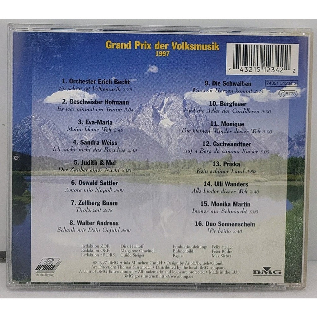 Grand Prix Der Volksmusik 1997 CD