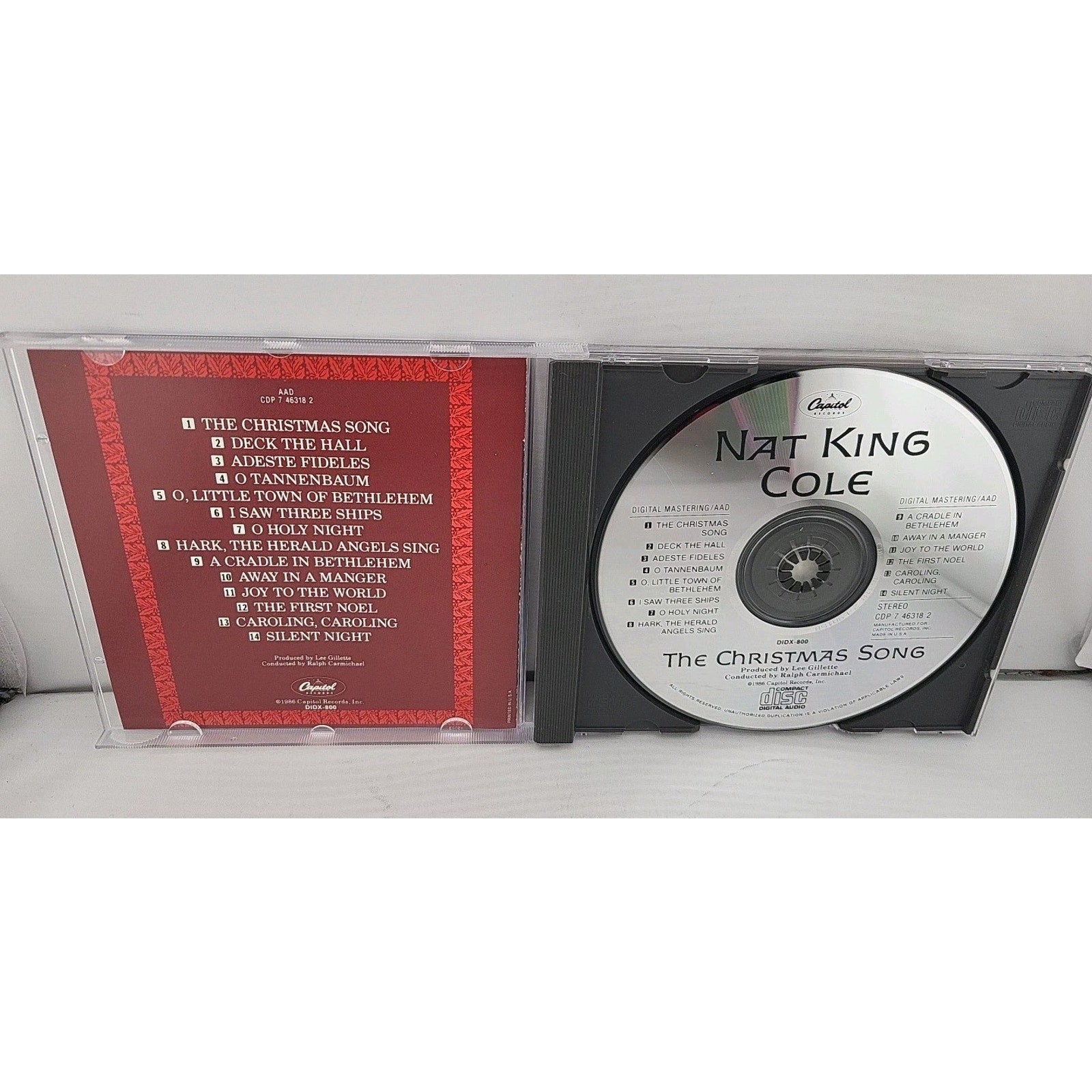 The Christmas Song by Nat King Cole (CD, 1986, Capitol)