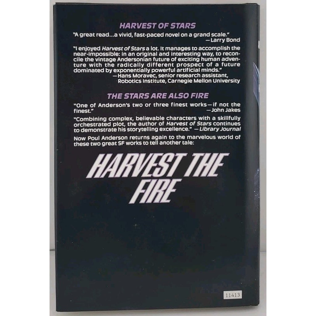 Harvest the Fire by Paul Anderson (1995, Hardcover)