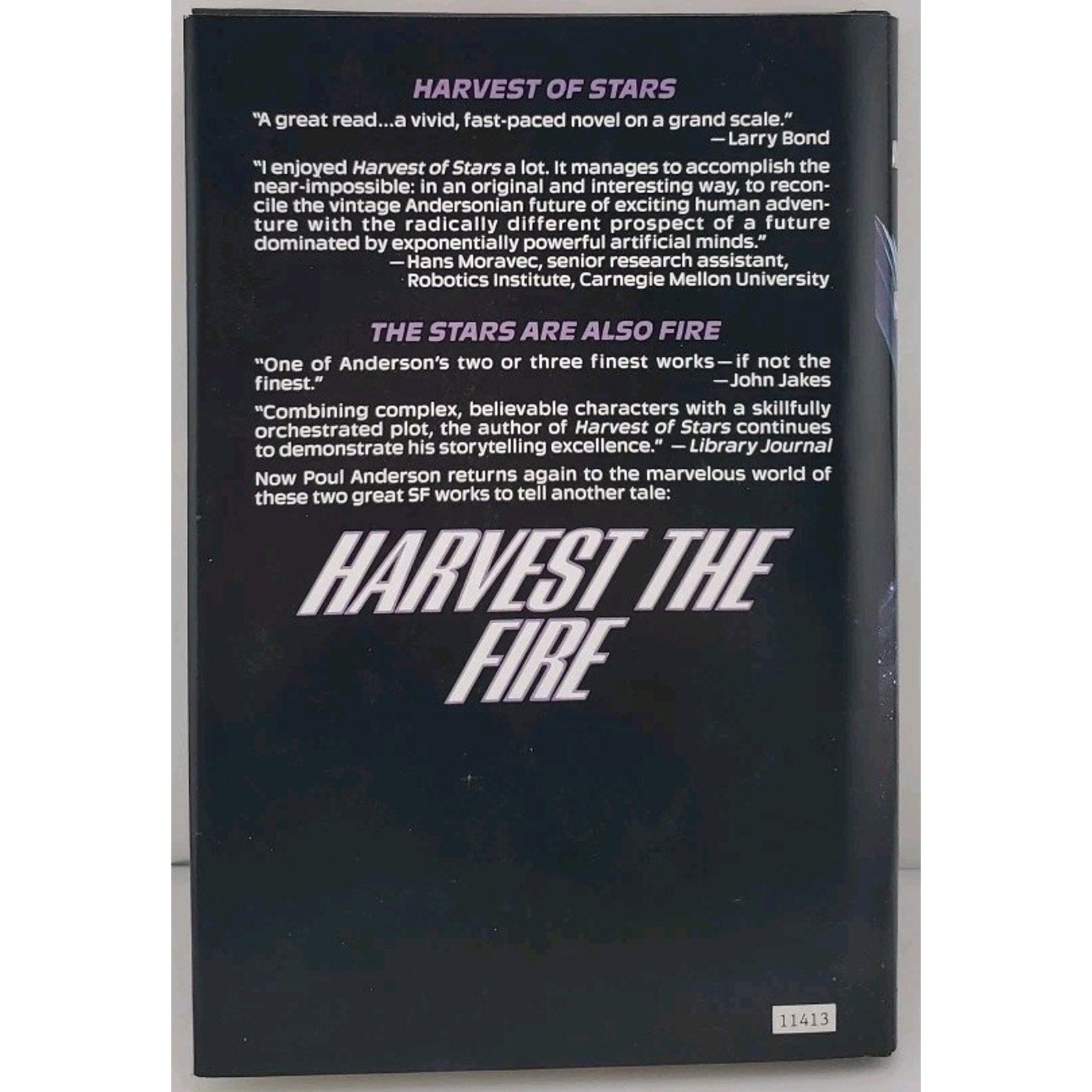 Harvest the Fire by Paul Anderson (1995, Hardcover)