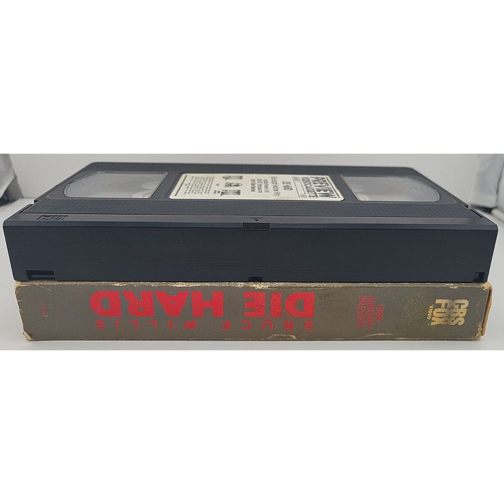 Die Hard ( 1988 ) Rare Vintage Video Store Promo / Preview / Early Screener VHS