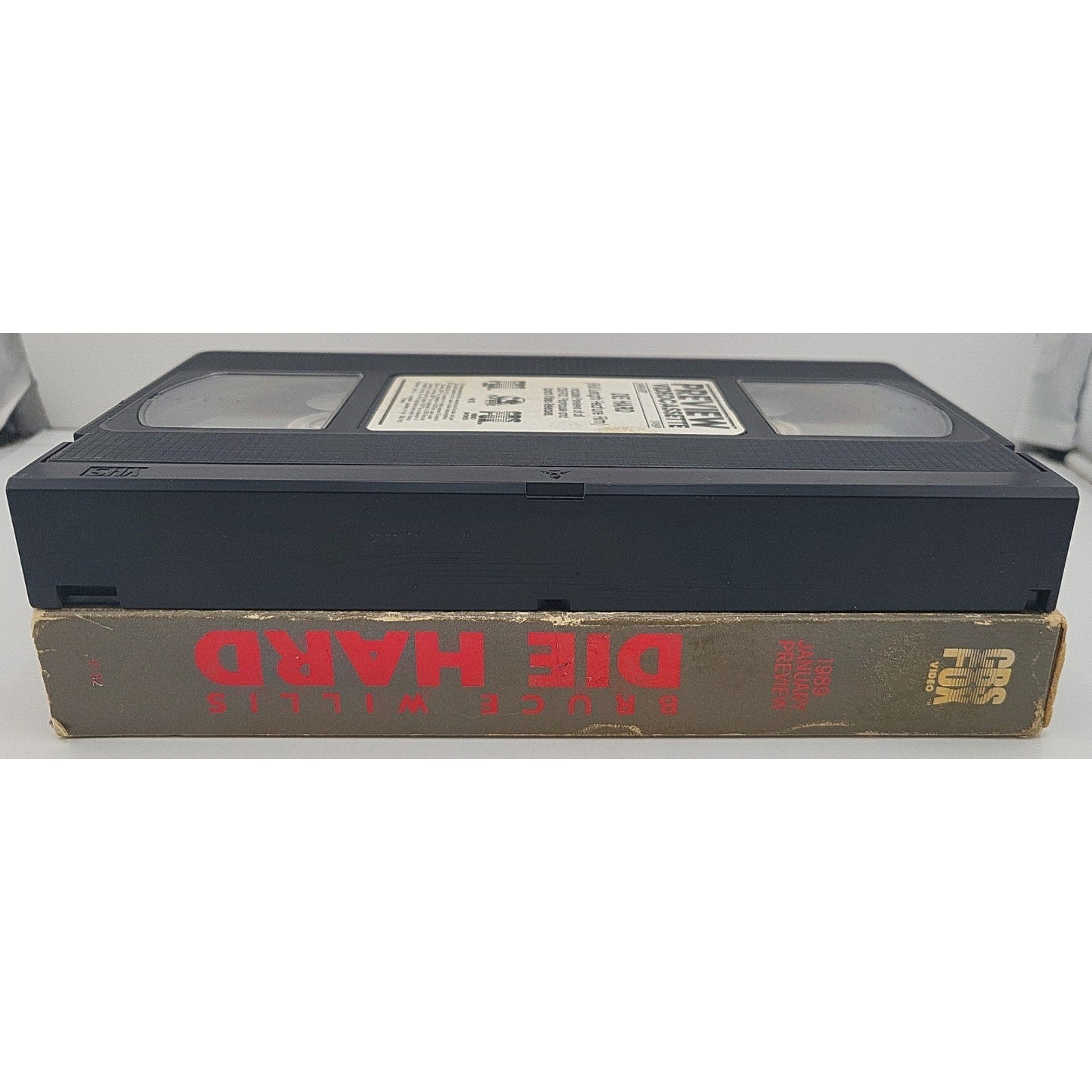 Die Hard ( 1988 ) Rare Vintage Video Store Promo / Preview / Early Screener VHS