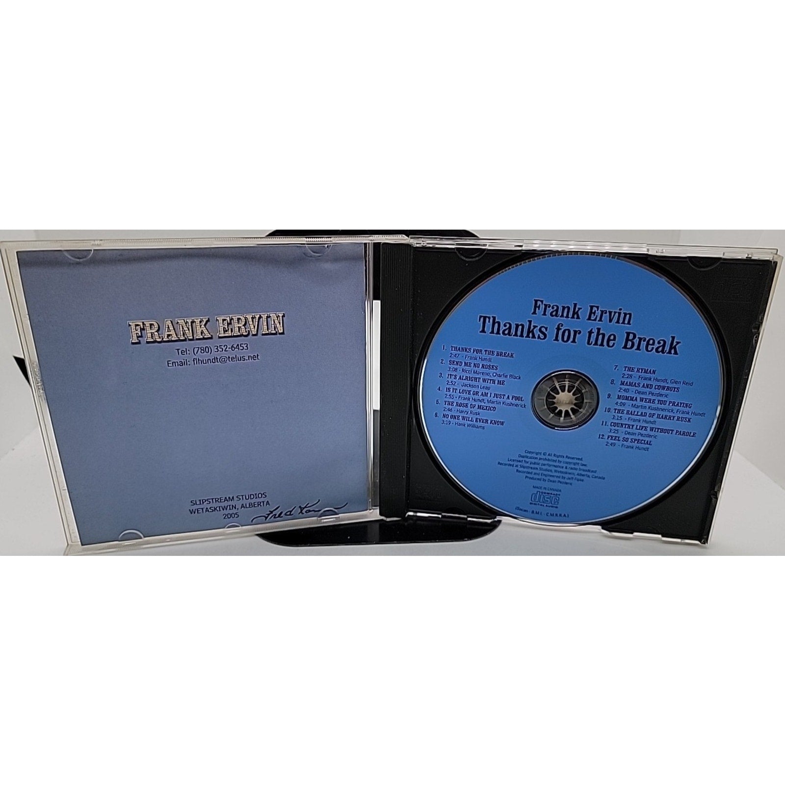 Thanks For The Break Frank Ervin (CD)