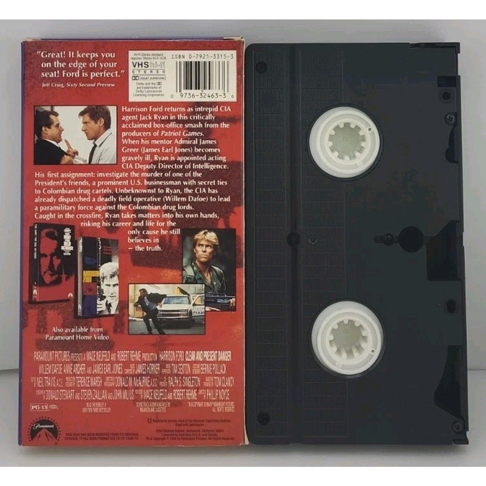 Clear and Present Danger (VHS, 1995)