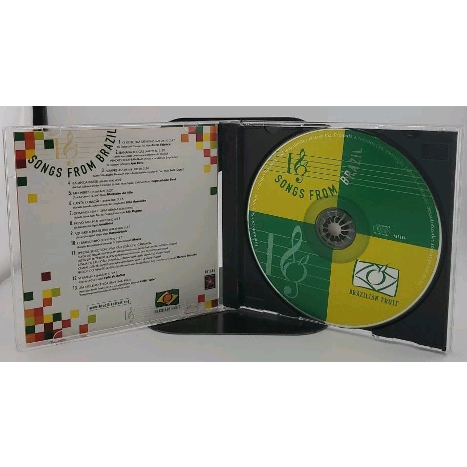 Songs From Brazil CD - Brazilian Fruit