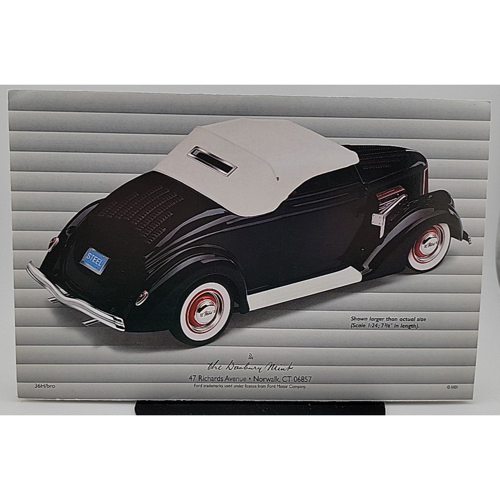 The Danbury Mint 1936 Ford Deluxe Cabriolet 1:24 Brochure