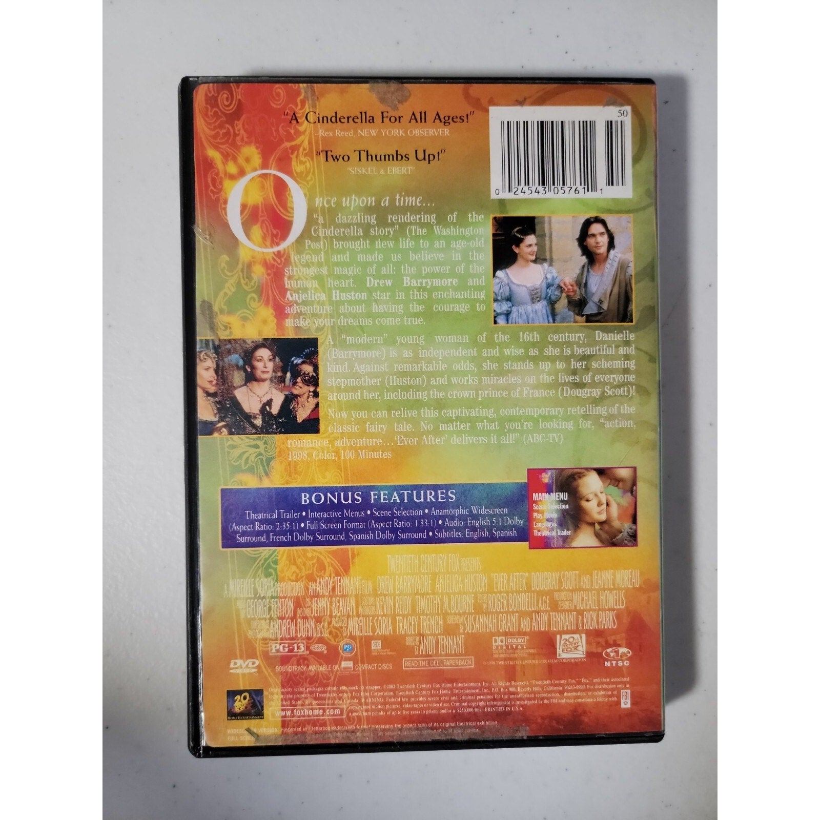 Ever After (DVD, 1998)