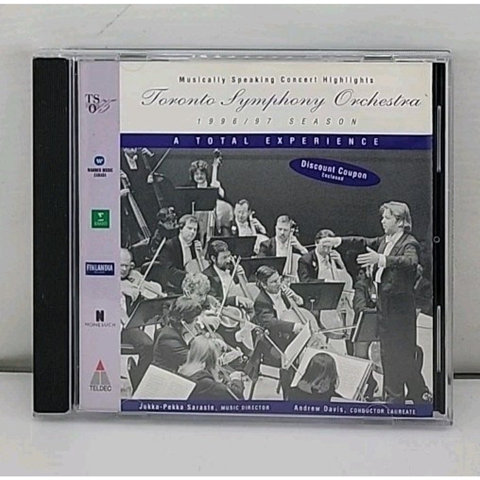Toronto Symphony Orchestra 1997 1998 CD