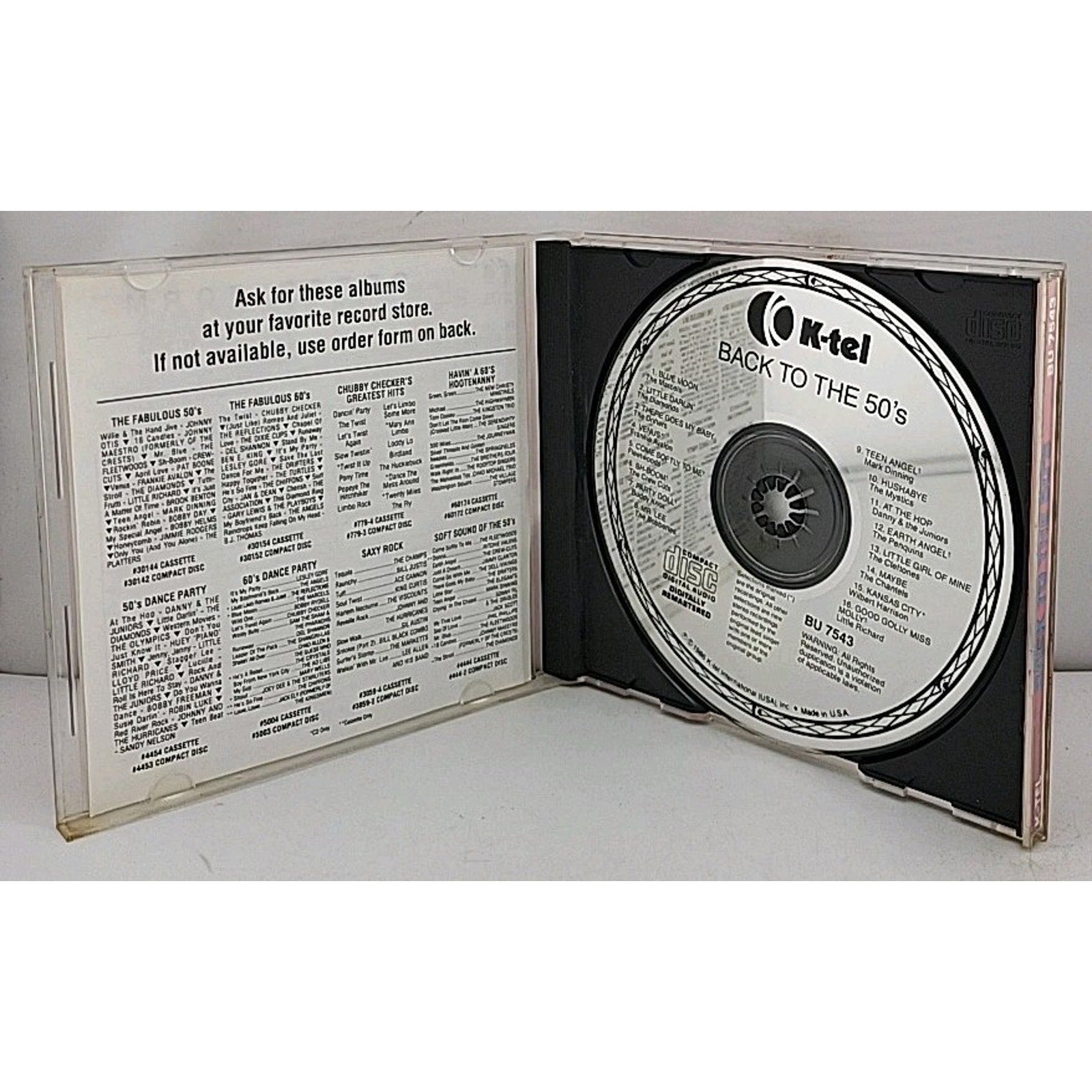 Back To The 50's - CD