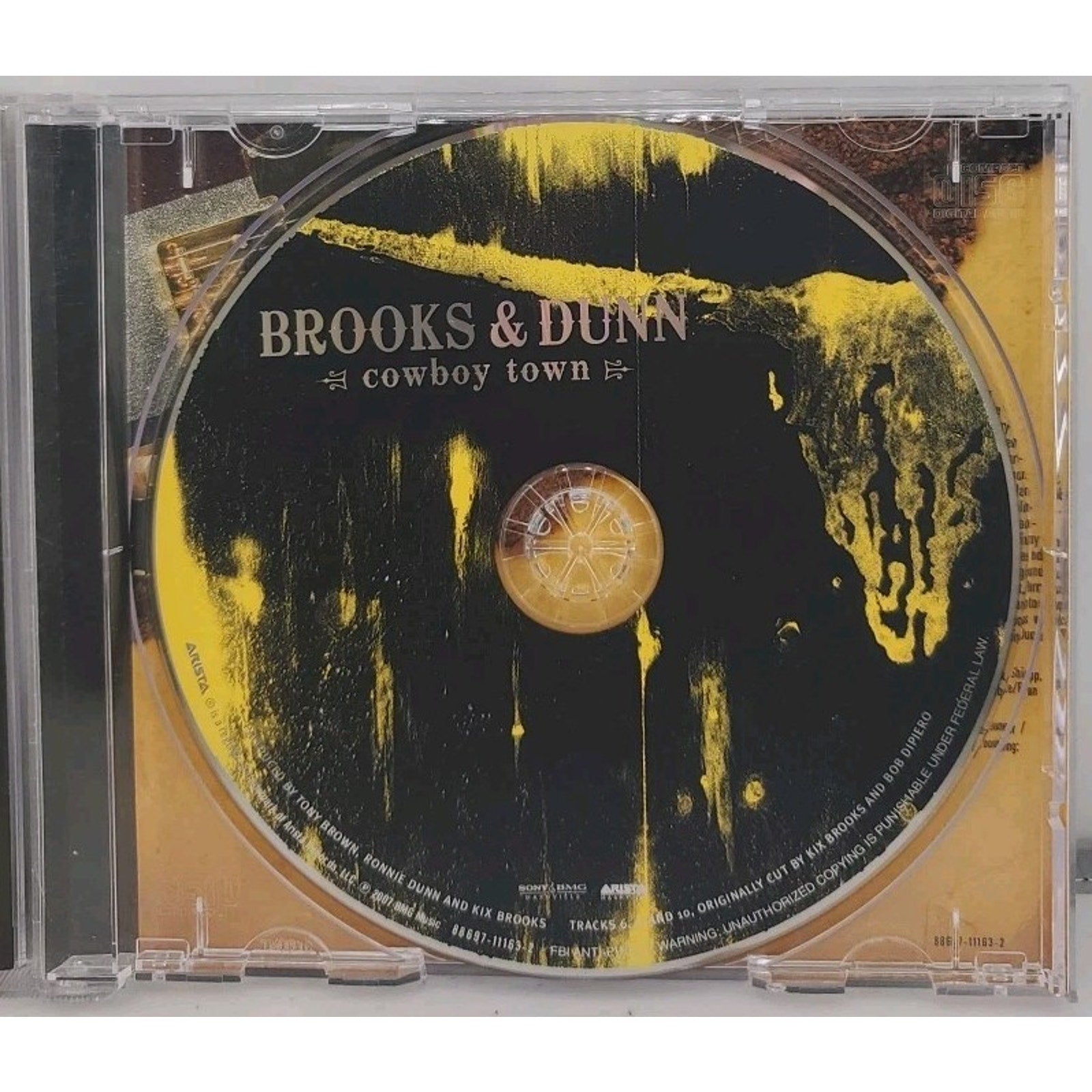 Cowboy Town by Brooks & Dunn (CD, 2007)