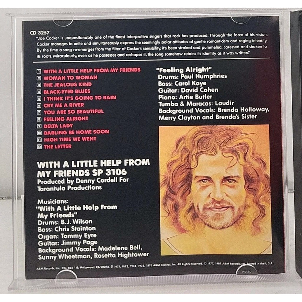 Joe Cocker's Greatest Hits by Joe Cocker (CD, Oct-1987, A&M Records)
