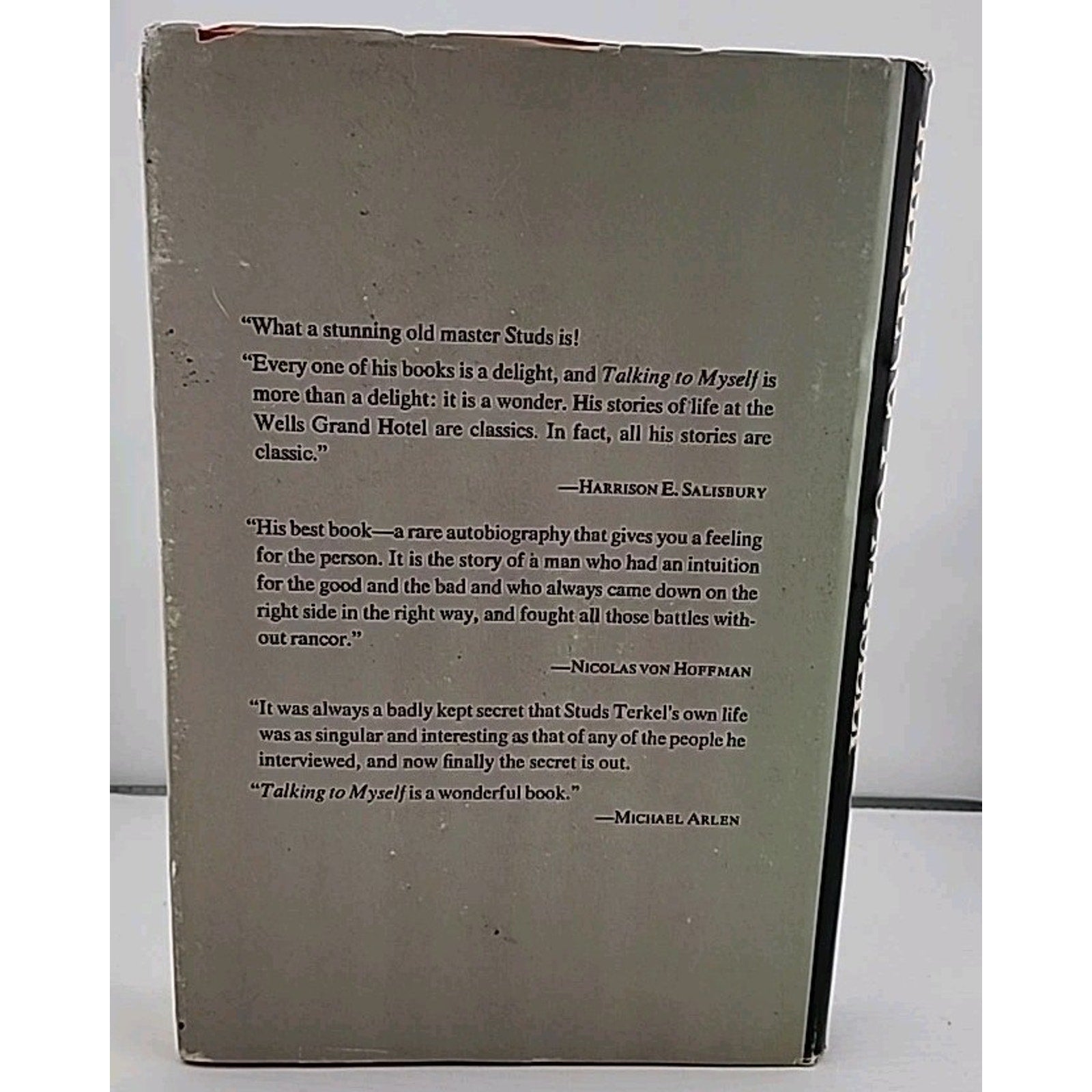 Talking to Myself: A Memoir of My Times - (Hardcover)
