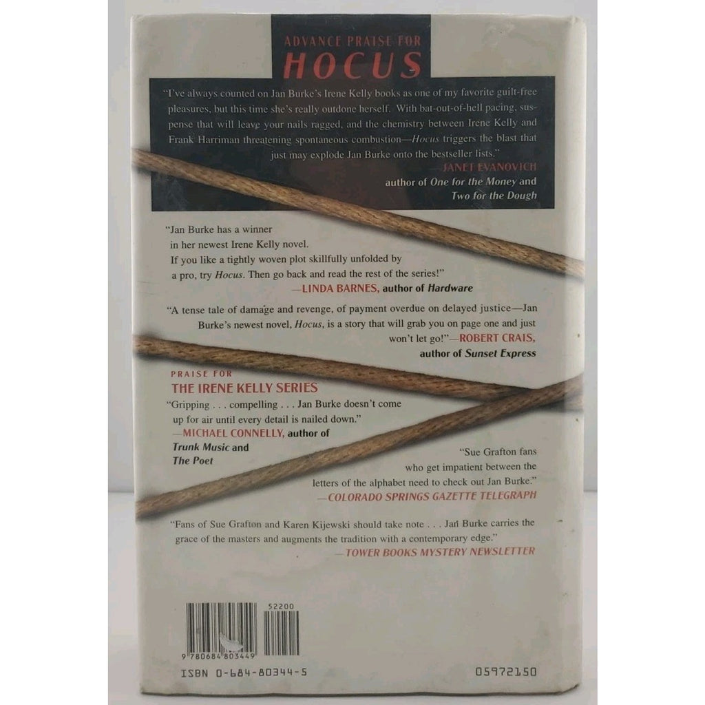 Hocus by Jan Burke (1997, Hardcover)