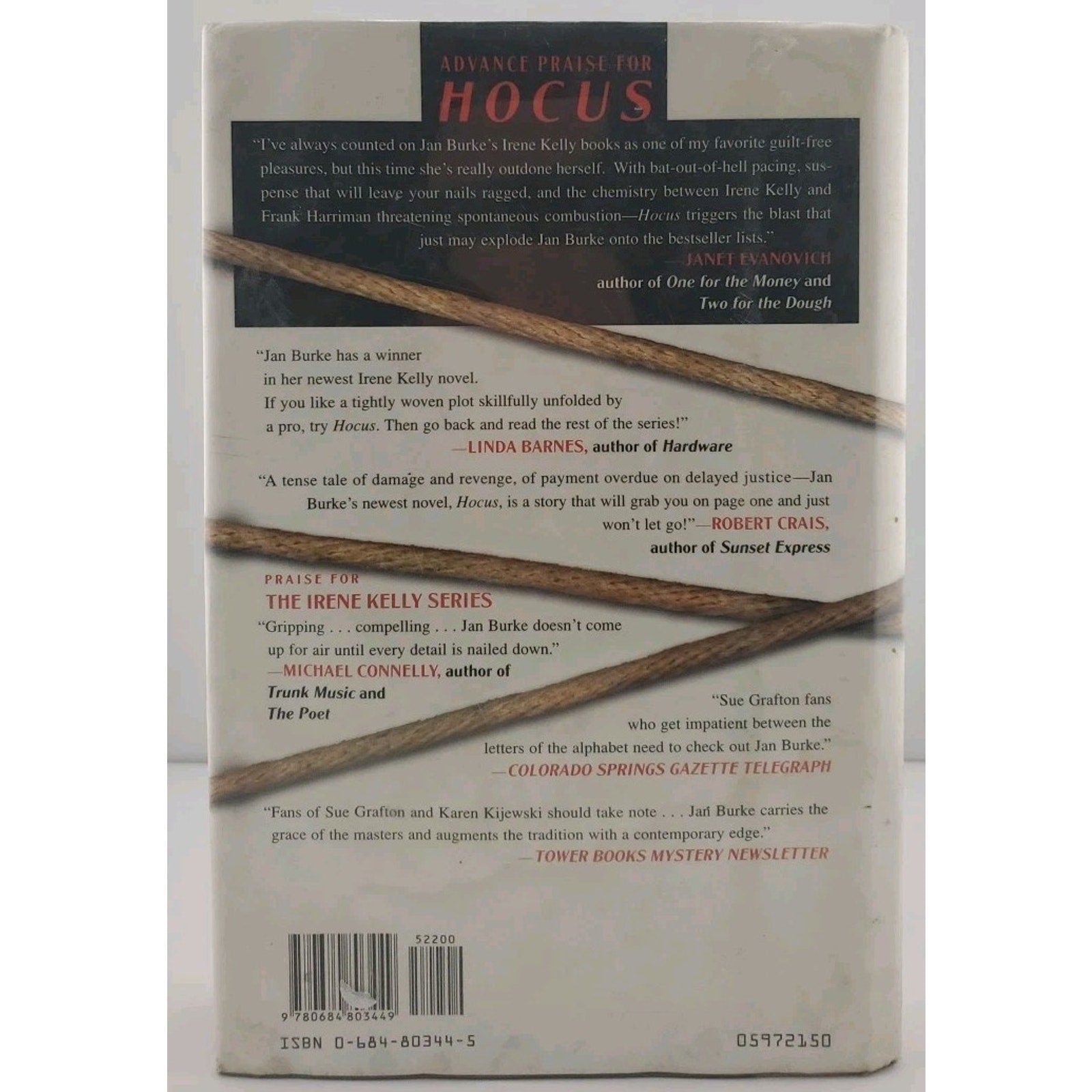 Hocus by Jan Burke (1997, Hardcover)