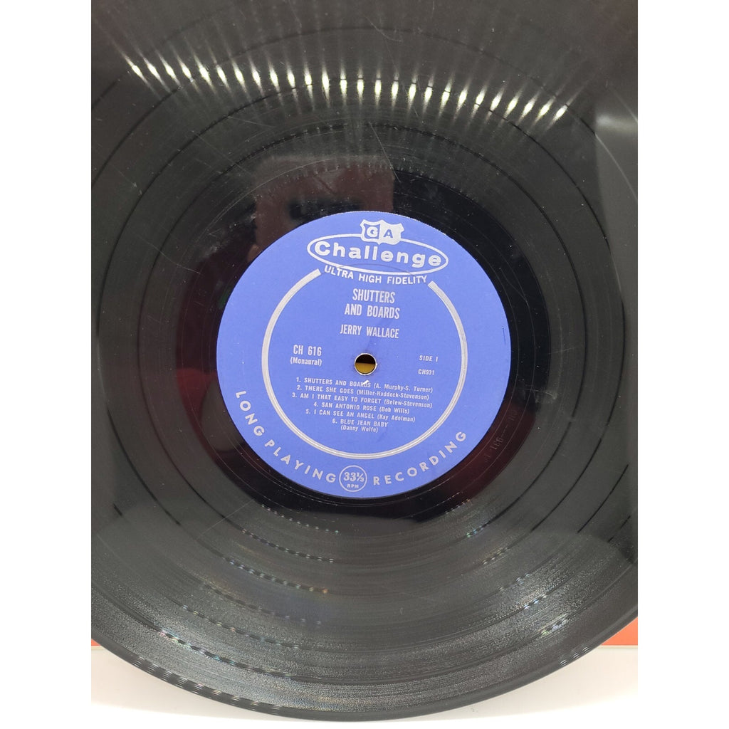 Jerry Wallace Shutters And Boards & Other Town And Country Hits (Record)