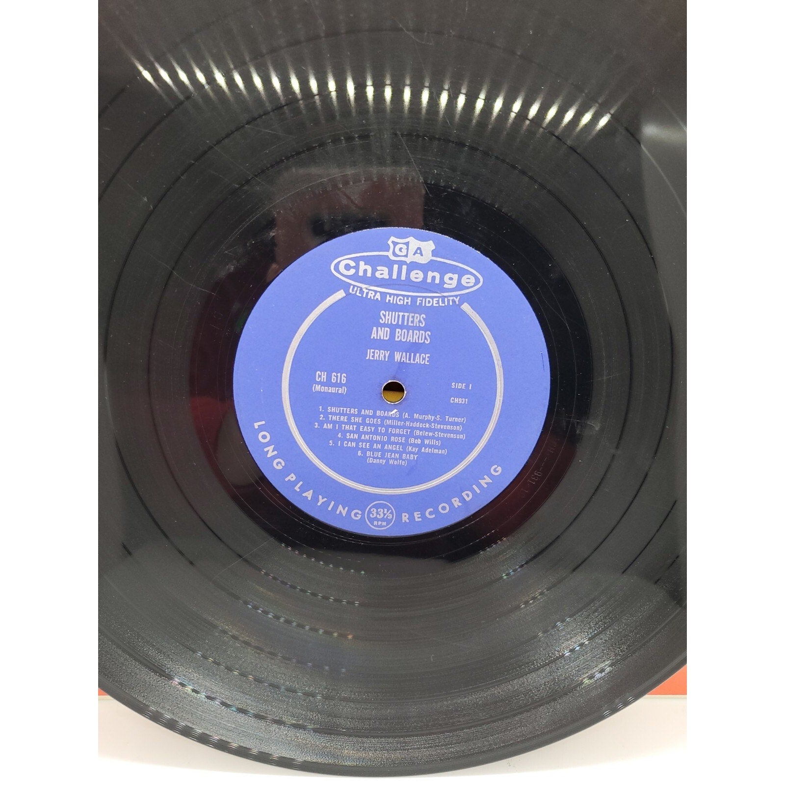 Jerry Wallace Shutters And Boards & Other Town And Country Hits (Record)