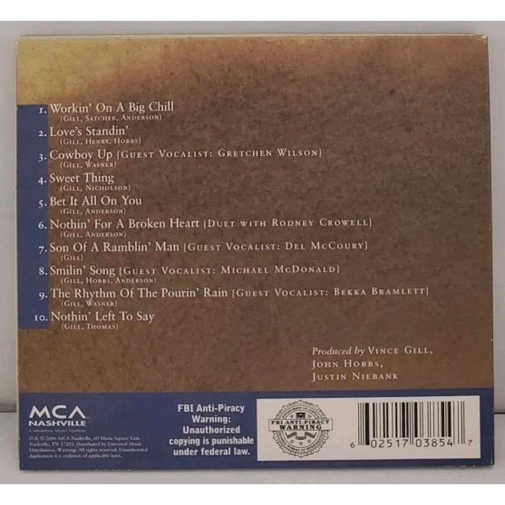 Vince Gill - Workin' On A Big Chill - The Rockin' Record (CD, 2006, MCA)