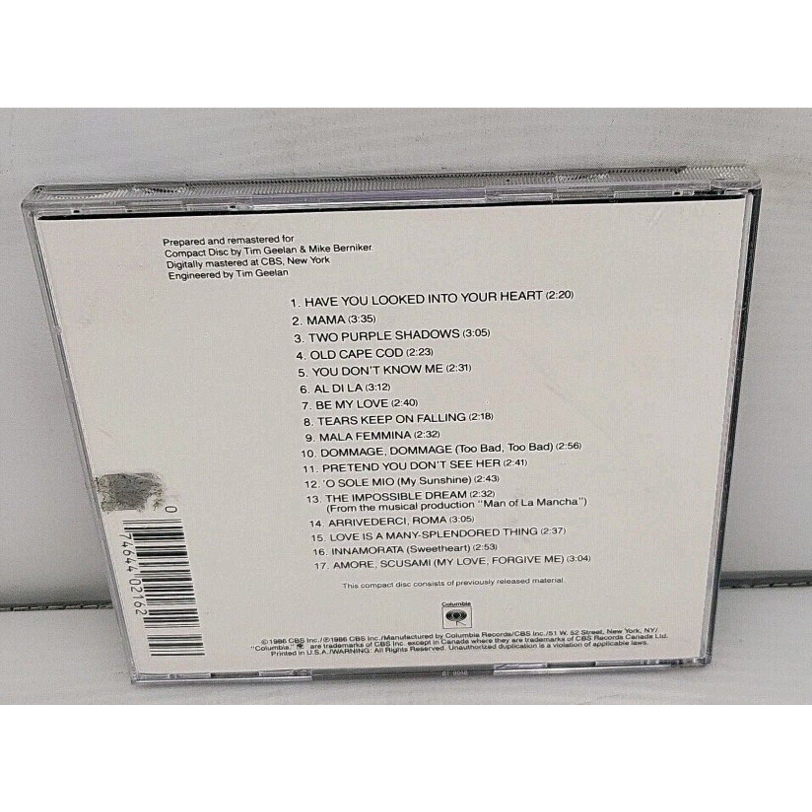 17 Most Requested Songs by Vale, Jerry (CD, 1990)