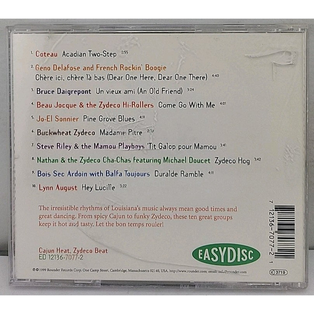 Cajun Heat Zydeco Beat by Various (CD, 1999)