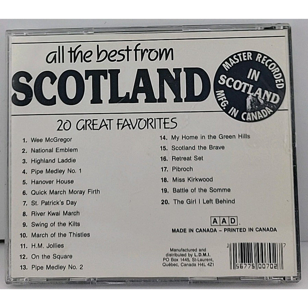 Vol. 1 Scotland-All the Best F by Various (CD, 1994)
