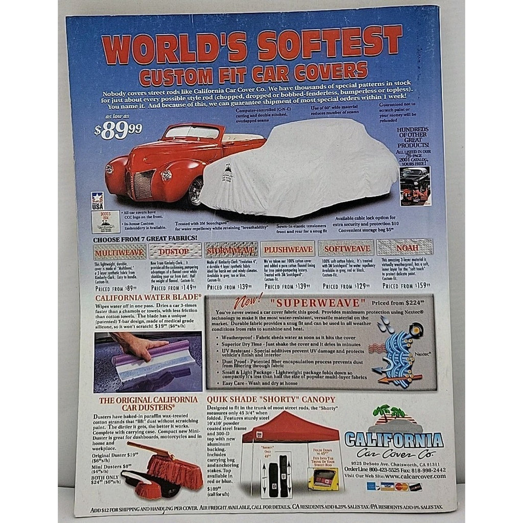 Street Rodder Magazine - November 2001 - Vol. 30 No. 11