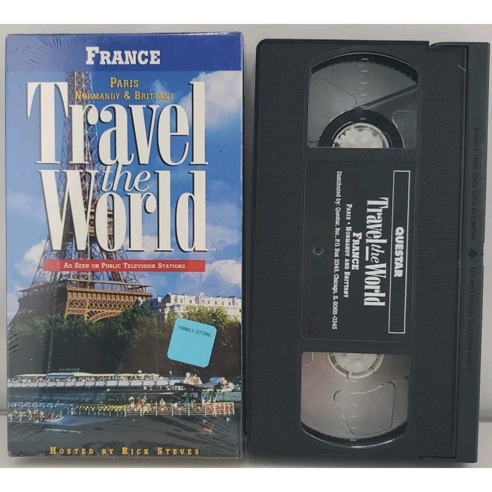 Travel the World: France - Paris, Normandy Brittany (VHS, 1998)