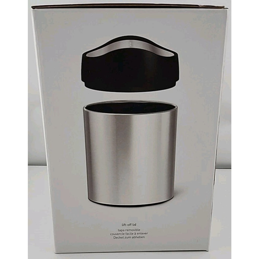Simplehuman 1.5 Liter / 0.4 Gallon Mini Countertop Trash- (Grey lid)