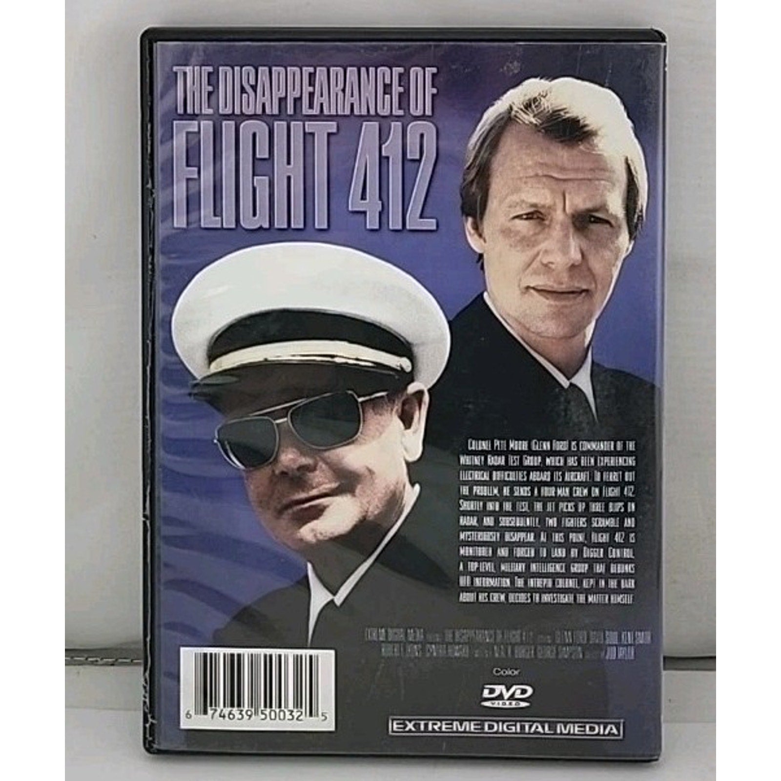 The Disappearance Of Flight 412 (DVD 1974) Glenn Ford - David Soul
