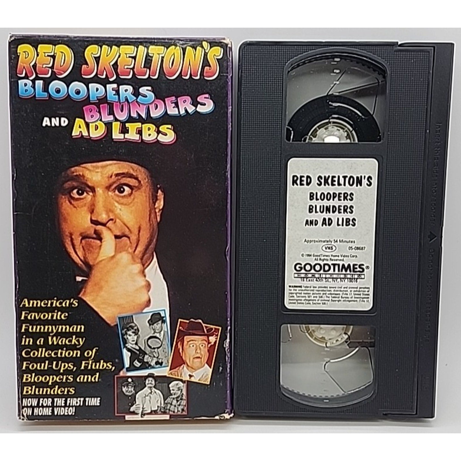 Red Skelton's Bloopers Blunders And Ad Libs (VHS)