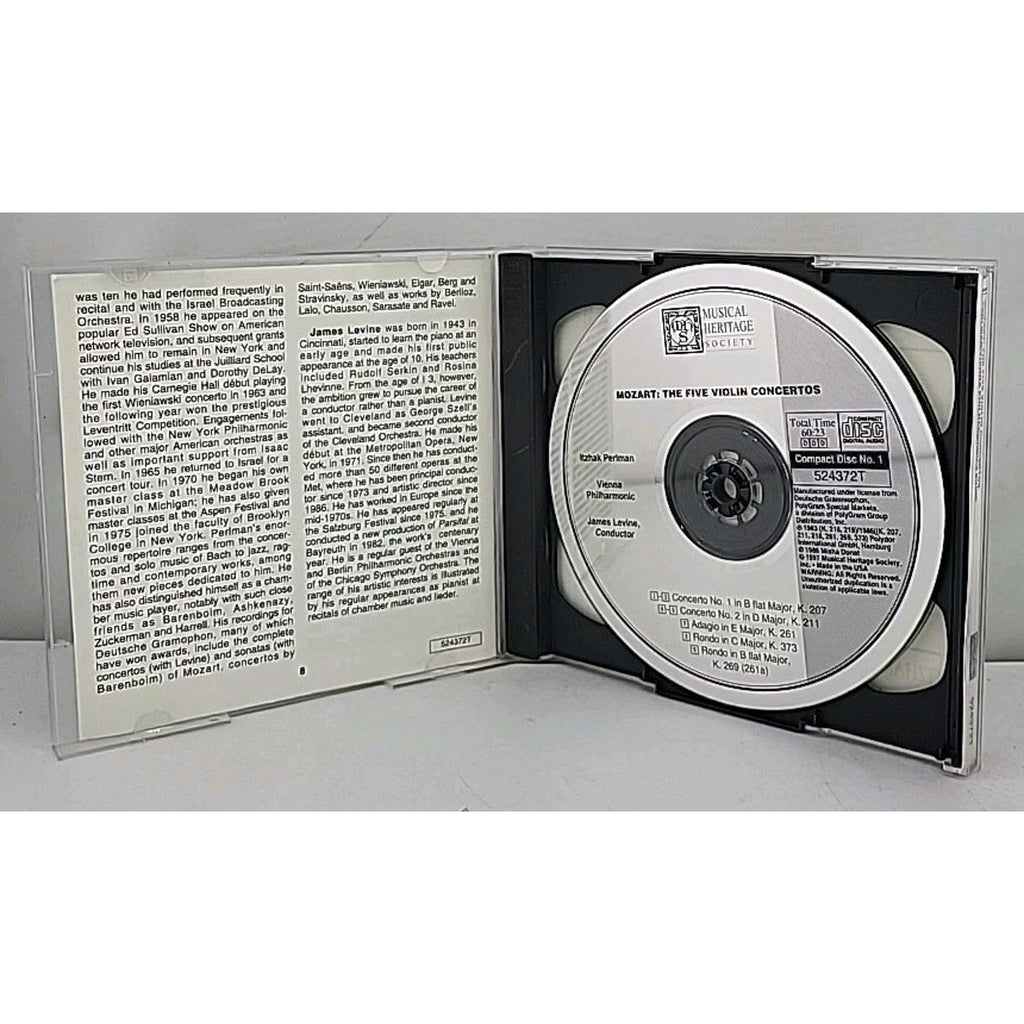 Mozart: The 5 Violin Concertos (Musical Heritage Society) (CD)