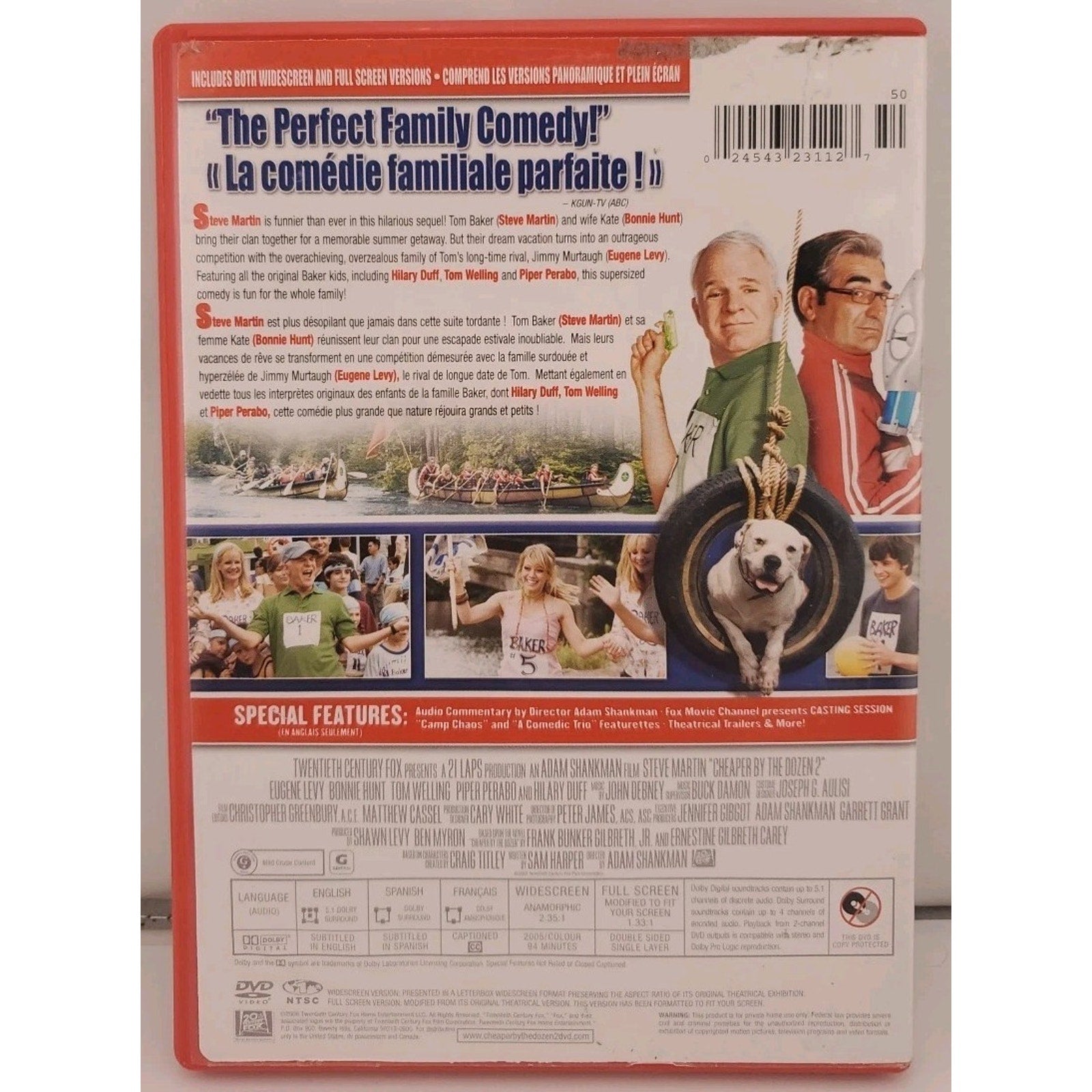 Cheaper By the Dozen 2 (DVD, 2006, Canadian Dual Side)