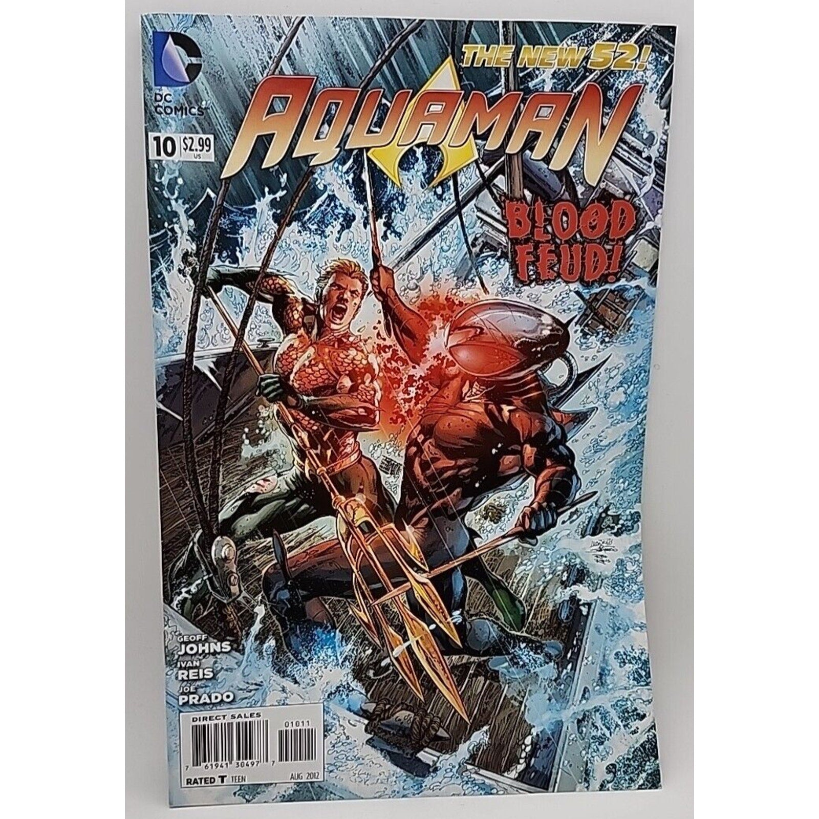 Aquaman #10 Newsstand New 52 2012 DC Comics