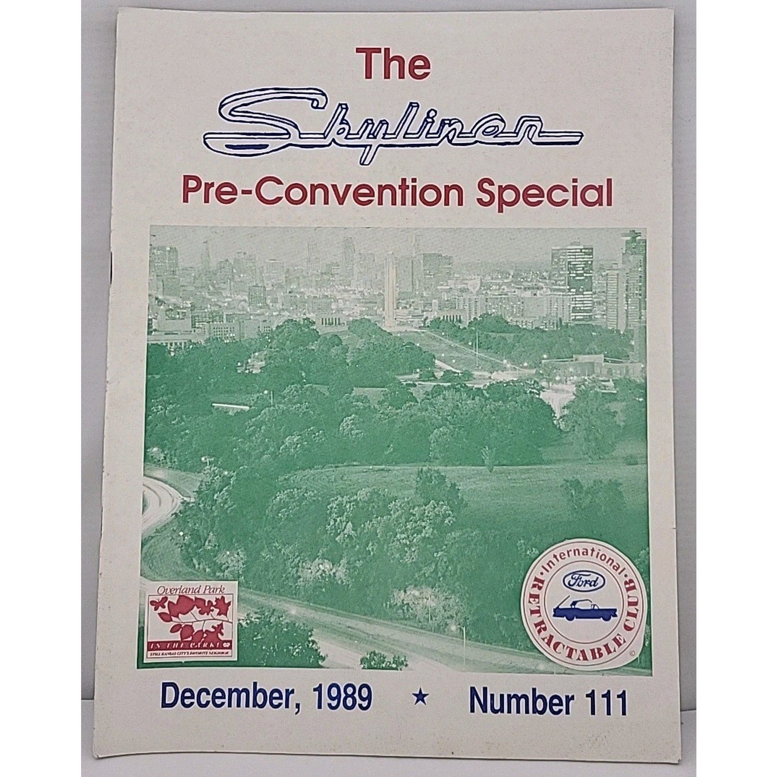 The Skyliner - International Retractable Club - December 1989 Number 111
