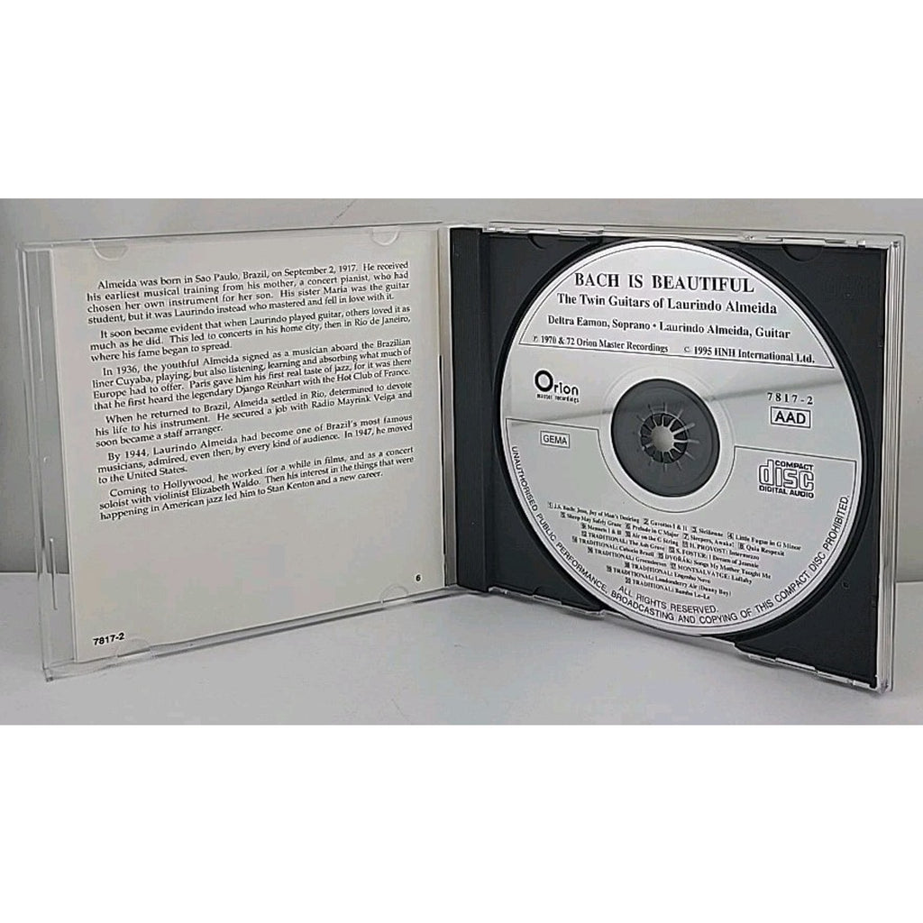 Bach Is Beautiful - The Twin Guitars Of Laurindo Almeida CD