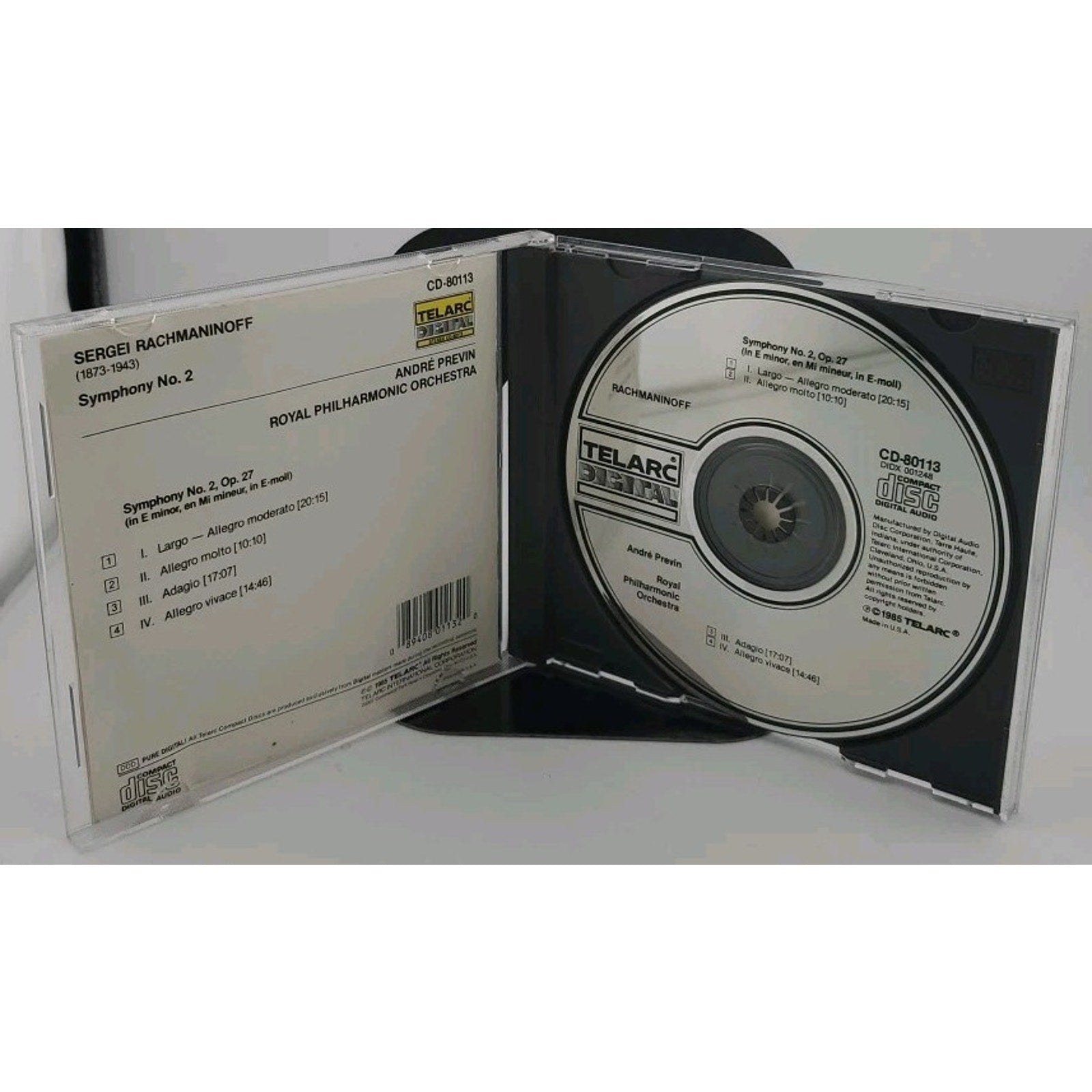Symphony 2 by André Previn (CD, 2002)