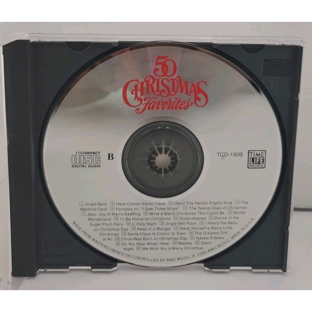 50 Christmas Favorites by Various (Disc B CD, 1990)