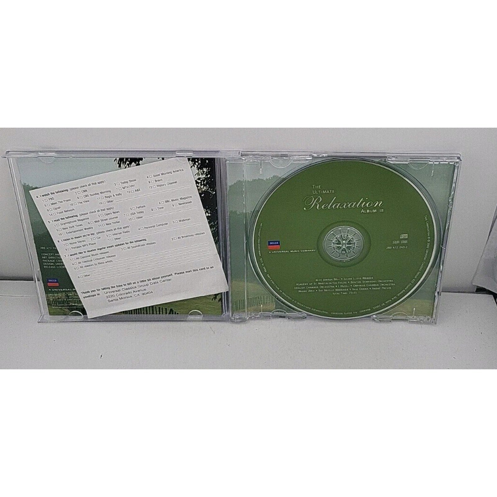 Ultimate Relaxation Album Vol. 3 by Various (CD, 2002)