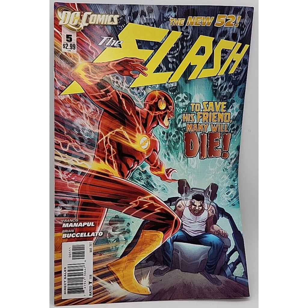 DC Comics The New 52 The Flash #5 Modern March 2012 Comic Book