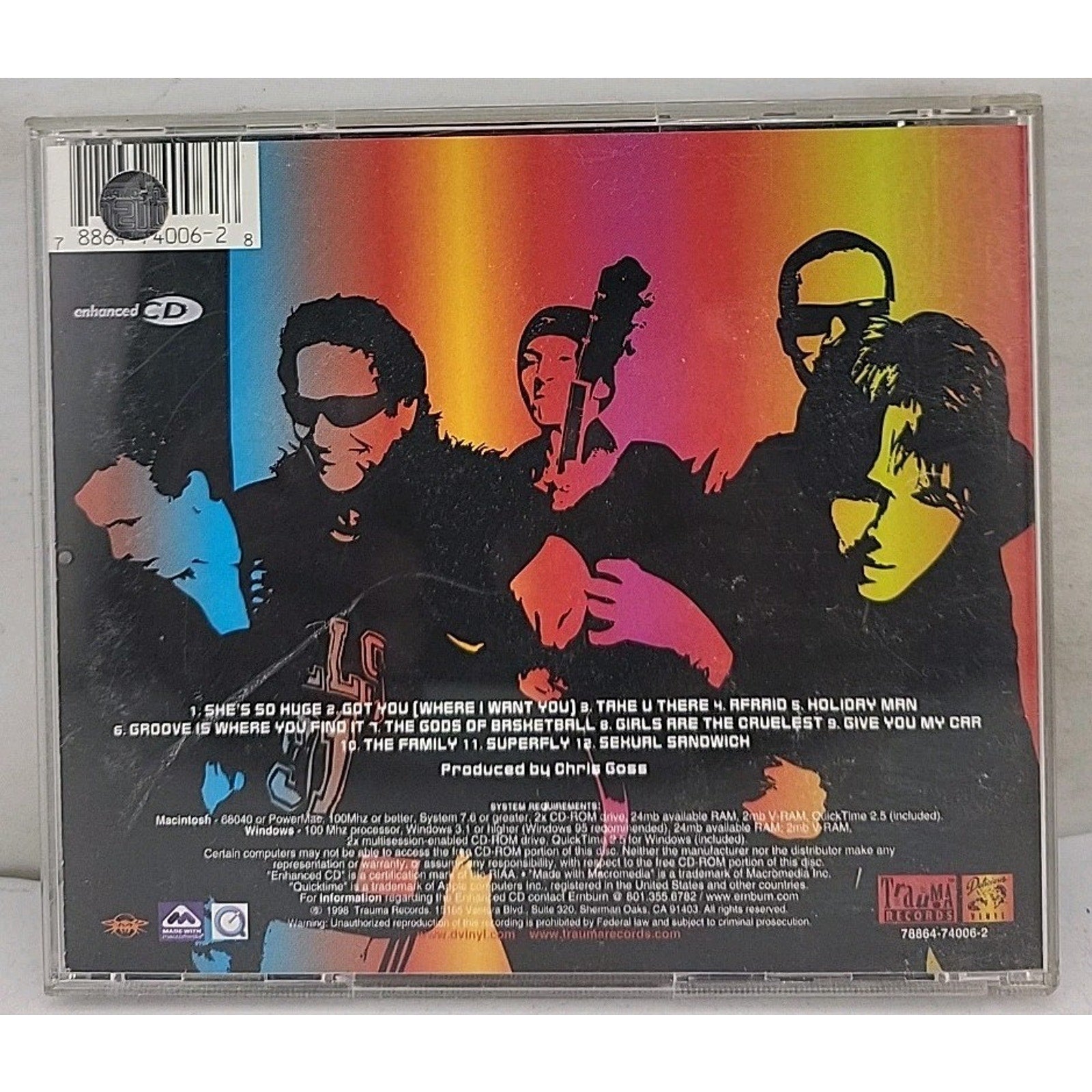 Holiday Man by The Flys (CD, Apr-2000, Trauma Old)