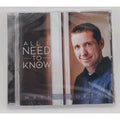 All I Need To Know Wayne Burton (CD) *Brand New*