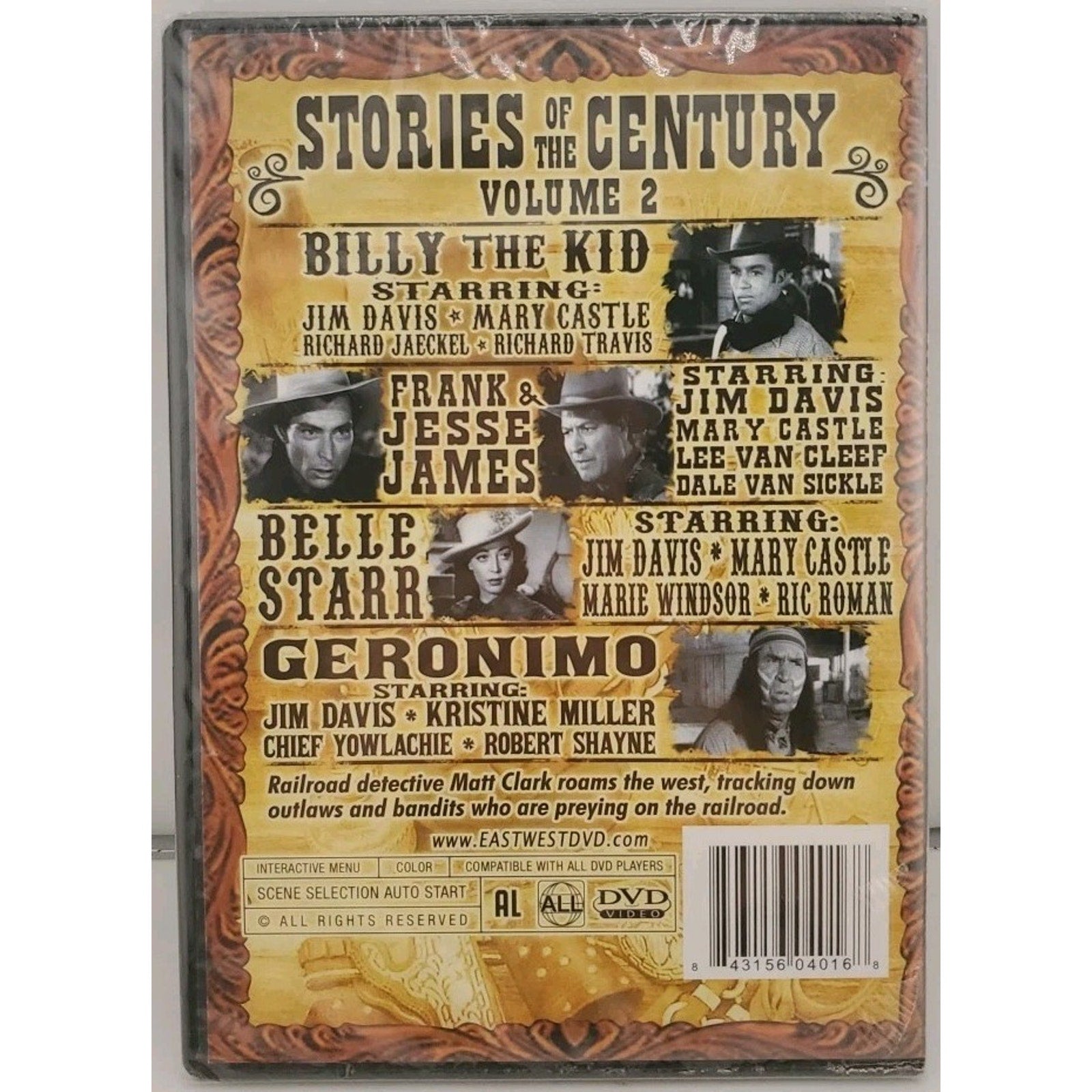 Stories of the Century, Volume 2: (DVD, In Color) Jim Davis *Brand New*