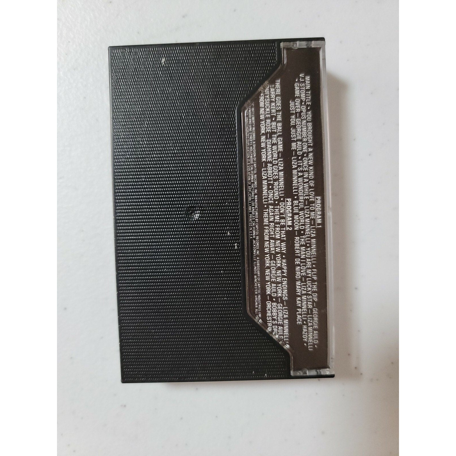 New York New York Soundtrack Cassette