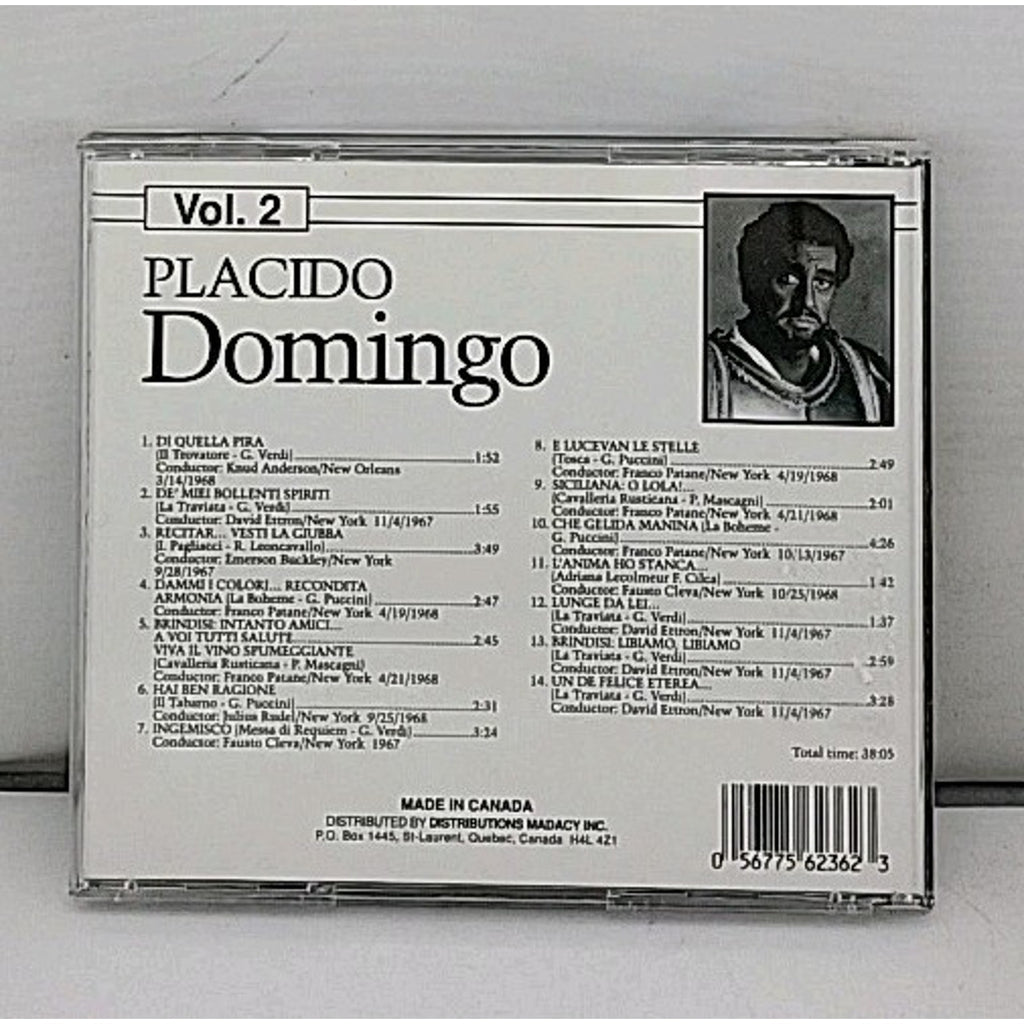 The Great Tenors, Vol. 2: Placido Domingo (CD, Madacy)