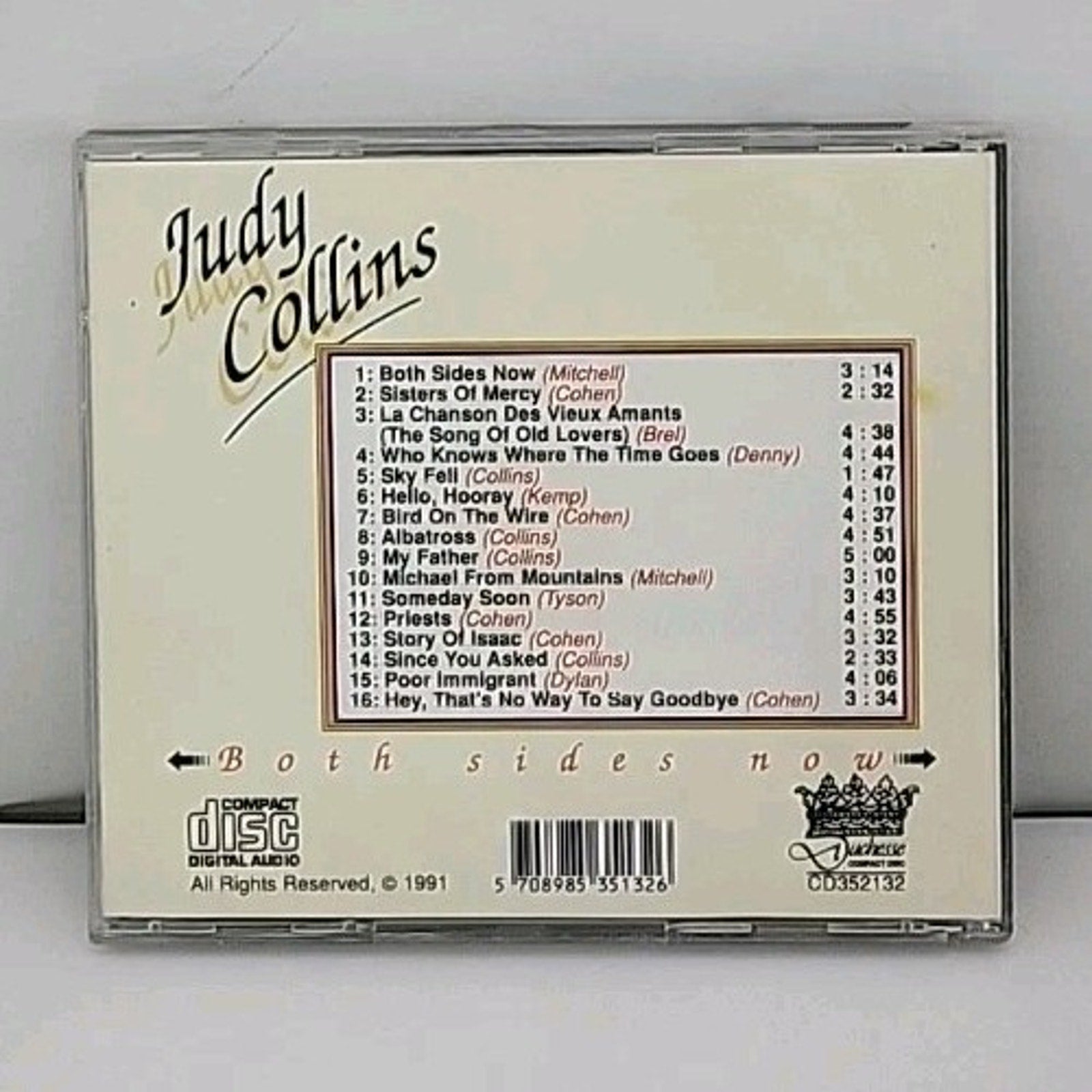 Judy Collins Both Sides Now CD