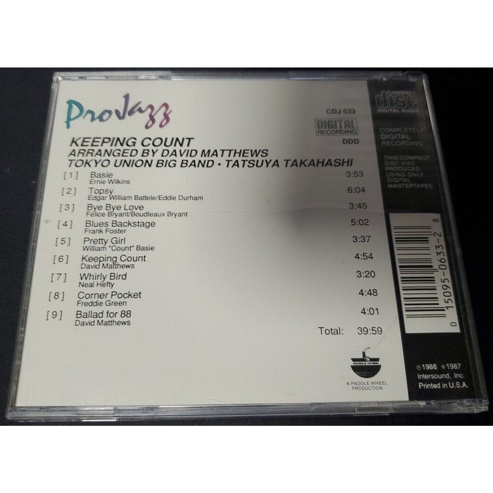 David Matthews : Keeping Count (CD)
